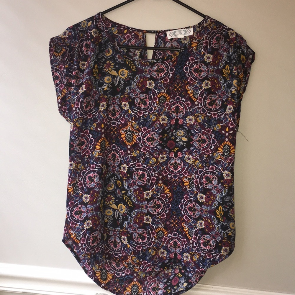 floral blouse